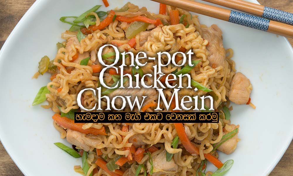OnePot Chicken Chow Mein